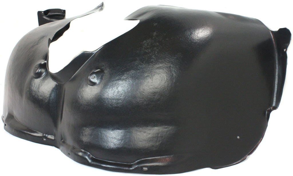 TOUAREG 08-10 FRONT FENDER LINER LH, Plastic, Vacuum Form, 3.6L/4.2L Eng.