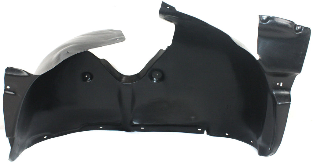 TOUAREG 08-10 FRONT FENDER LINER LH, Plastic, Vacuum Form, 3.6L/4.2L Eng.