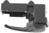 PASSAT 94-97 FRONT INTERIOR DOOR HANDLE RH, Black, Handle+Housing, Plastic (=REAR)