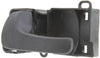 PASSAT 94-97 FRONT INTERIOR DOOR HANDLE LH, Black, Handle+Housing, Plastic (=REAR)