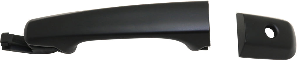 XC70 08-16/XC60 10-17 FRONT EXTERIOR DOOR HANDLE LH, Prmd Blk, Handle+Cover, w/Key Hole, w/o Keyless Entry