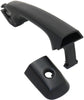 XC70 08-16/XC60 10-17 FRONT EXTERIOR DOOR HANDLE LH, Prmd Blk, Handle+Cover, w/Key Hole, w/o Keyless Entry