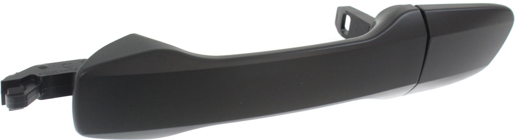 XC90 03-14 FRONT EXTERIOR DOOR HANDLE LH, Primed Black, Handle+Cover, w/o Keyhole (=REAR)