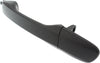 XC90 03-14 FRONT EXTERIOR DOOR HANDLE LH, Primed Black, Handle+Cover, w/o Keyhole (=REAR)