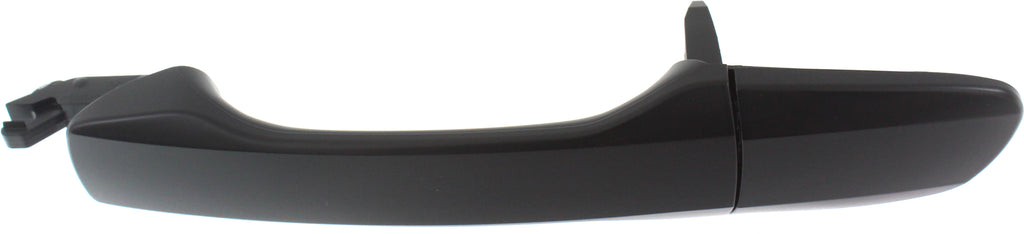 XC90 03-14 FRONT EXTERIOR DOOR HANDLE LH, Primed Black, Handle+Cover, w/o Keyhole (=REAR)