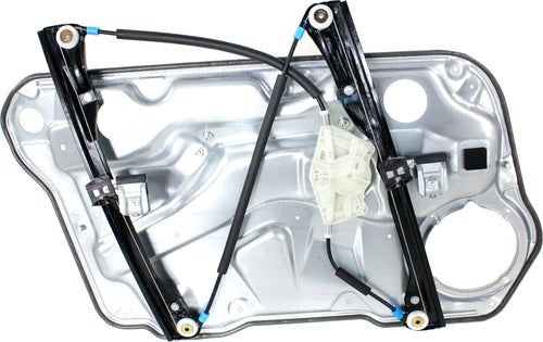 GOLF 99-06/JETTA 99-05 FRONT WINDOW REGULATOR RH, Power, w/o Motor, w/ Panel, 4-Door