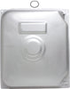 VANAGON 86-91 FUEL TANK, Steel, Silver, 16 gal/60L, 32-1/2 x 38-3/8 x 9-5/8 in., w/ Lock Ring