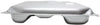 VANAGON 83-85 FUEL TANK, Steel, Silver, 16 gal/60L, 32-1/2 x 28-3/8 x 9-5/8 in., w/ Lock Ring
