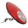 BEETLE 06-10 TAIL LAMP RH, Lens and Housing, Halogen, Convertible/Hatchback - CAPA