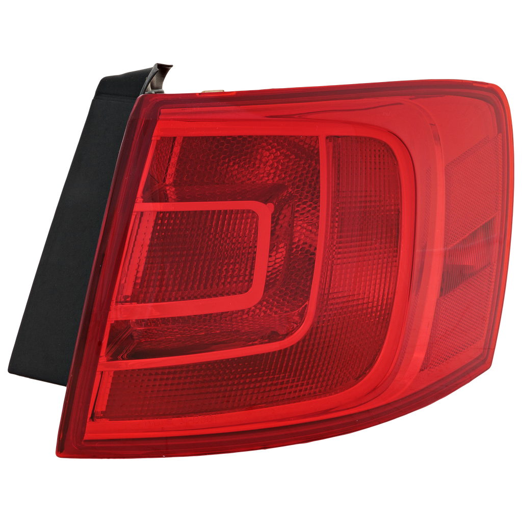 JETTA 11-18 TAIL LAMP RH, Outer, Assembly, Halogen, (Hybrid 13-14), Sedan, w/o Rear Fog Lights - CAPA