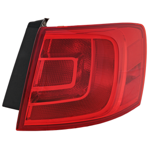 JETTA 11-18 TAIL LAMP RH, Outer, Assembly, Halogen, (Hybrid 13-14), Sedan, w/o Rear Fog Lights - CAPA