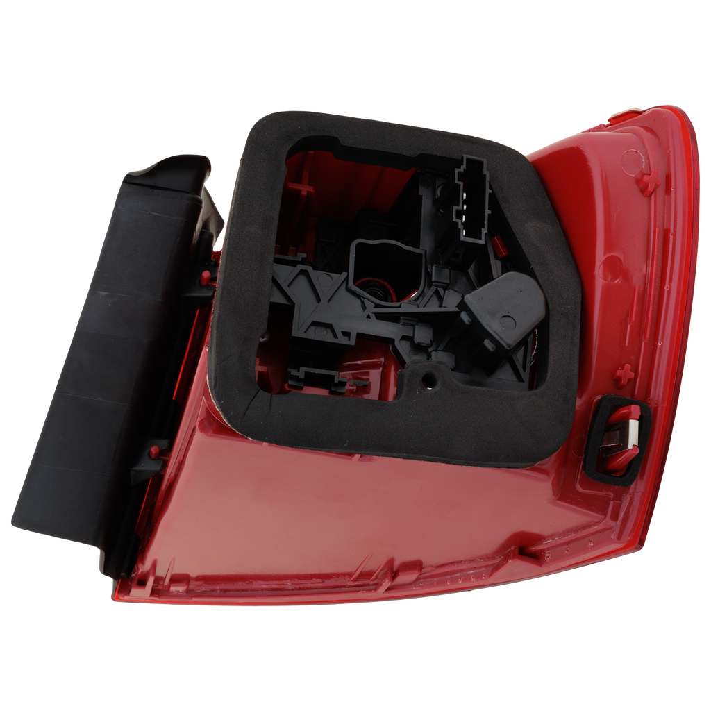 JETTA 11-18 TAIL LAMP LH, Outer, Assembly, Halogen, (Hybrid 13-14), Sedan, w/o Rear Fog Lights - CAPA