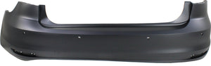 JETTA 15-17 REAR BUMPER COVER, Prmd, w/ Park Assist Snsr Holes, (Hybrid 15-16)/Sedan