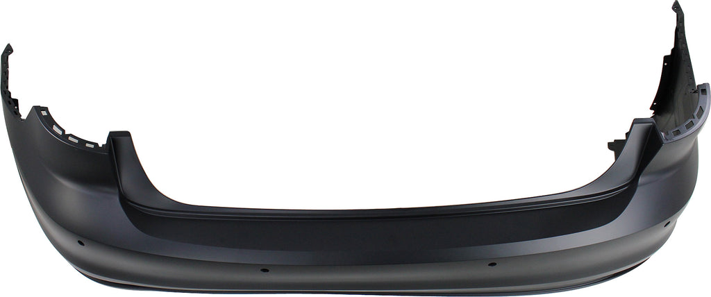 JETTA 15-17 REAR BUMPER COVER, Prmd, w/ Park Assist Snsr Holes, (Hybrid 15-16)/Sedan