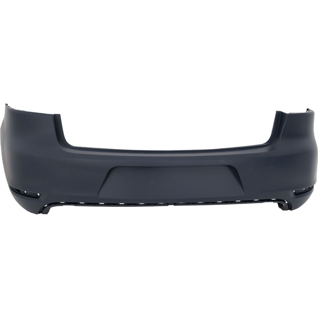 GOLF/GTI 10-14 REAR BUMPER COVER, Primed, w/o Park Assist Sensor Holes, Hatchback - CAPA