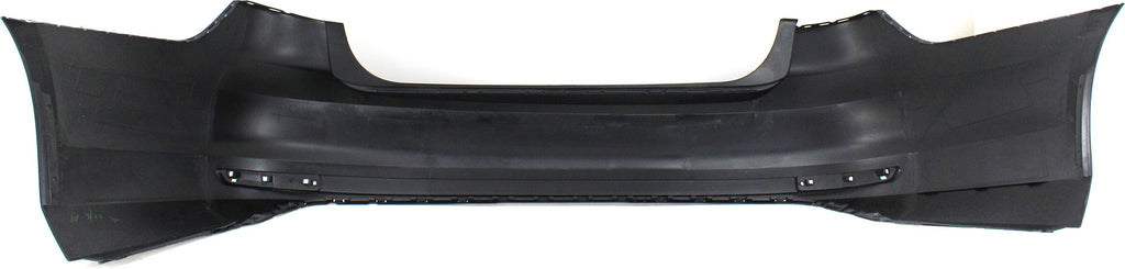 JETTA 15-18 REAR BUMPER COVER, Prmd, w/o Park Assist Snsr Holes, Sedan