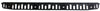 JETTA 05-10 REAR BUMPER MOLDING, Bumper Guide Center, Black, Sedan