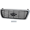 F150 08-08 GRILLE, Chrome Shell and Painted Black Insert, Limited Model