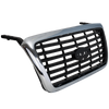 F150 08-08 GRILLE, Chrome Shell and Painted Black Insert, Limited Model