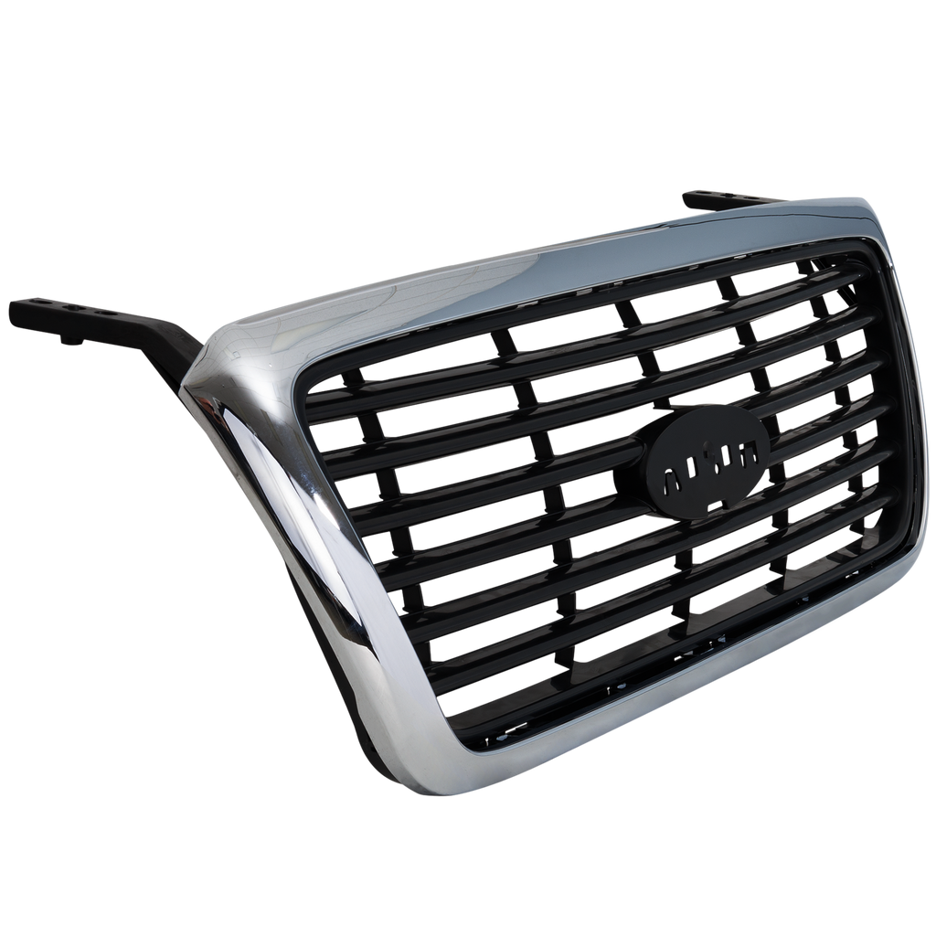 F150 08-08 GRILLE, Chrome Shell and Painted Black Insert, Limited Model