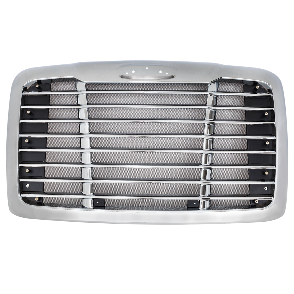 FREIGHTLINER CASCADIA 08-22 GRILLE, Chrome, w/ Bug Screen, (Winterguard Edition - Mounting Hardware Inluded)