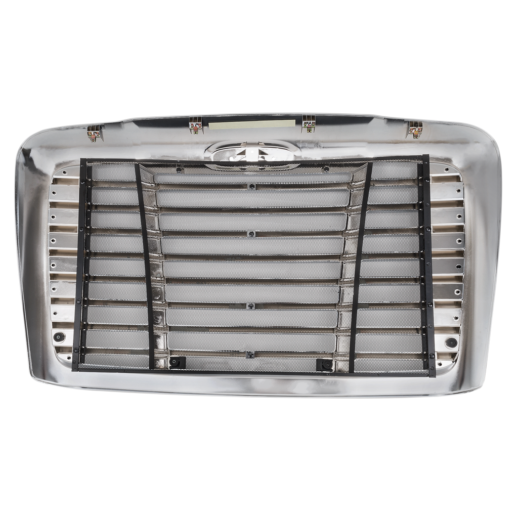 FREIGHTLINER CASCADIA 08-22 GRILLE, Chrome, w/ Bug Screen, (Winterguard Edition - Mounting Hardware Inluded)