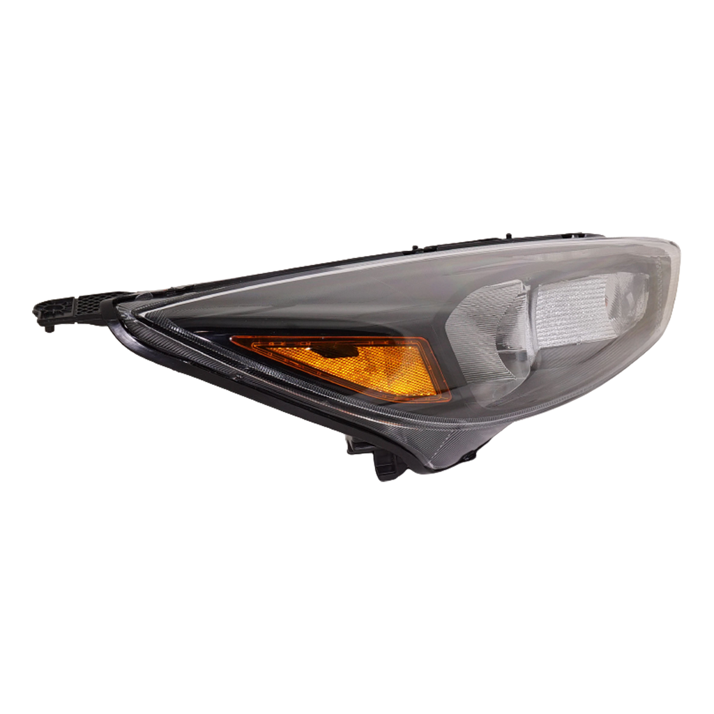 FOCUS 15-18 HEAD LAMP RH, Assembly, Halogen, SE/SEL/ST/Titanium Models, Black Interior, w/ LED Daytime Running Light - CAPA