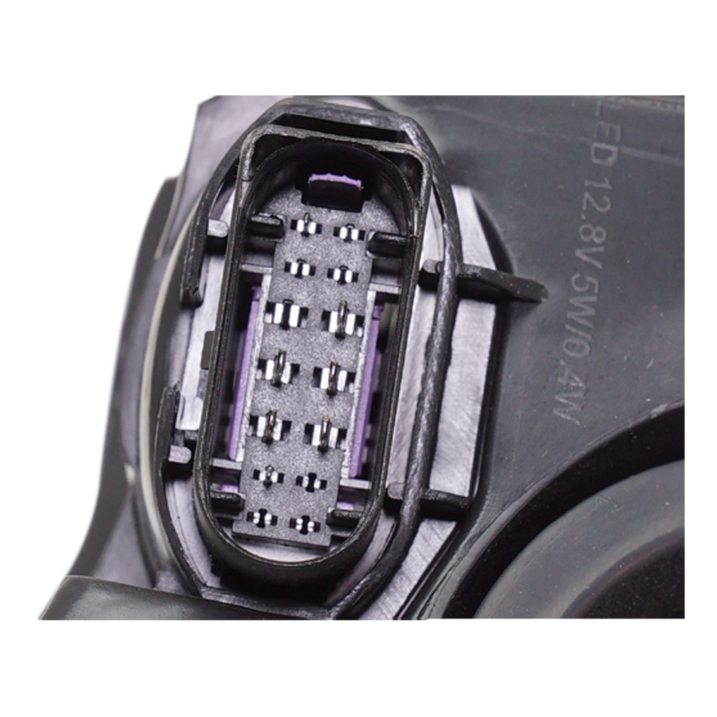 FOCUS 15-18 HEAD LAMP RH, Assembly, Halogen, SE/SEL/ST/Titanium Models, Black Interior, w/ LED Daytime Running Light - CAPA