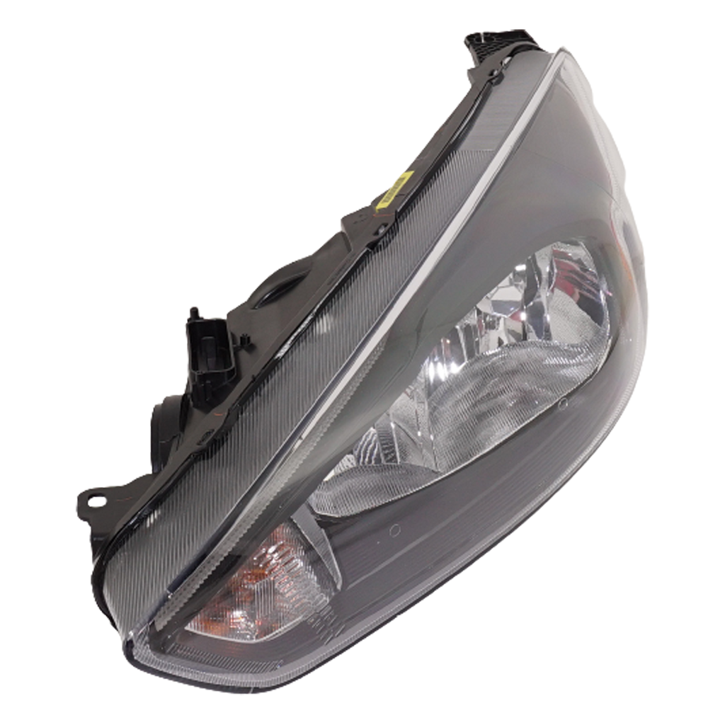 FOCUS 15-18 HEAD LAMP LH, Assembly, Halogen, SE/SEL/ST/Titanium Models, Black Interior, w/ LED Daytime Running Light - CAPA