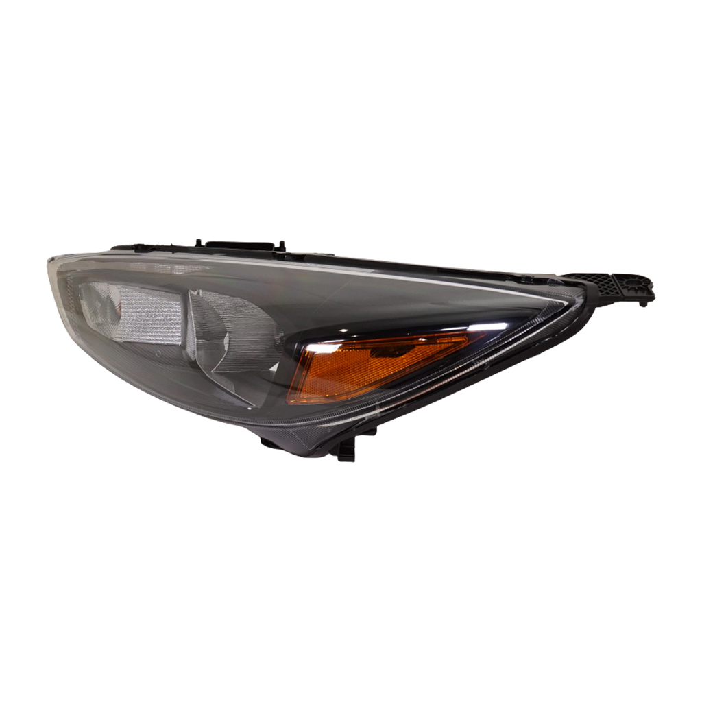 FOCUS 15-18 HEAD LAMP LH, Assembly, Halogen, SE/SEL/ST/Titanium Models, Black Interior, w/ LED Daytime Running Light - CAPA