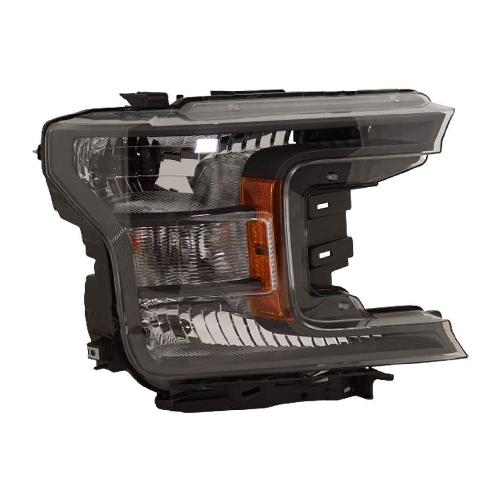 F-150 PICKUP 18-20 HEAD LAMP RH, Assembly, Halogen, (Crew Cab/Extended Cab, Lariat/XLT Models, w/ Black Appearance Package)/(Standard Cab, XL Model) - CAPA