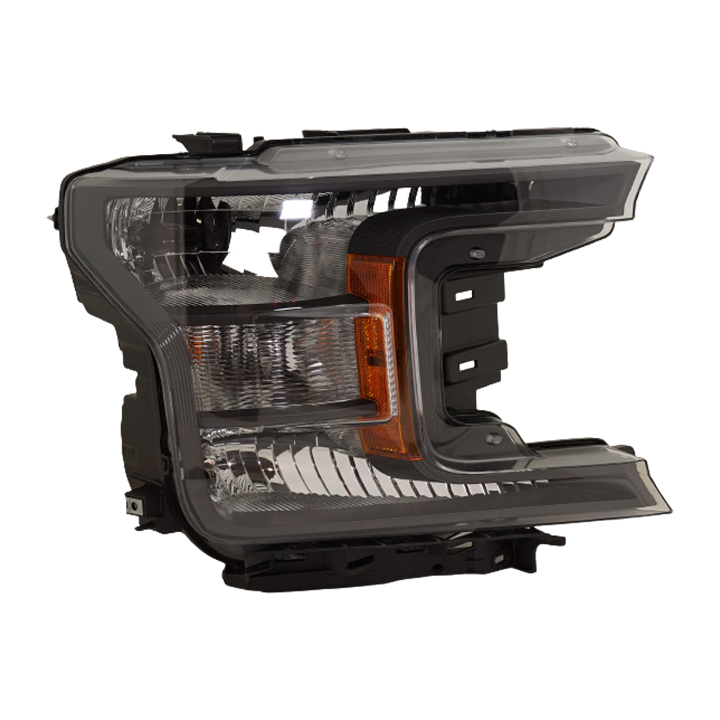 F-150 PICKUP 18-20 HEAD LAMP RH, Assembly, Halogen, (Crew Cab/Extended Cab, Lariat/XLT Models, w/ Black Appearance Package)/(Standard Cab, XL Model)