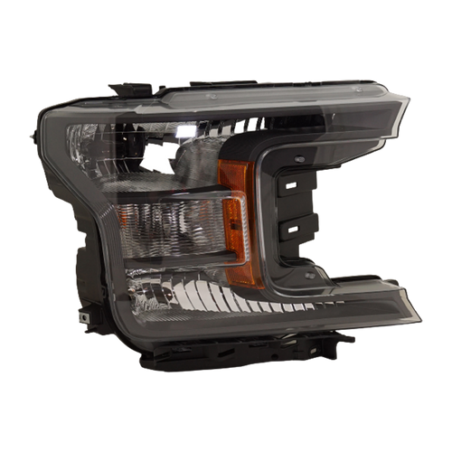 F-150 PICKUP 18-20 HEAD LAMP RH, Assembly, Halogen, (Crew Cab/Extended Cab, Lariat/XLT Models, w/ Black Appearance Package)/(Standard Cab, XL Model)