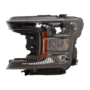 F-150 PICKUP 18-20 HEAD LAMP LH, Assembly, Halogen, (Crew Cab/Extended Cab, Lariat/XLT Models, w/ Black Appearance Package)/(Standard Cab, XL Model) - CAPA