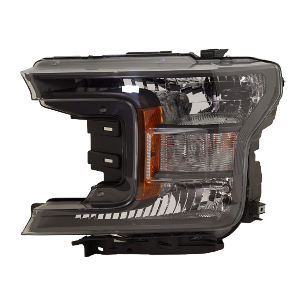 F-150 PICKUP 18-20 HEAD LAMP LH, Assembly, Halogen, (Crew Cab/Extended Cab, Lariat/XLT Models, w/ Black Appearance Package)/(Standard Cab, XL Model)