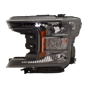 F-150 PICKUP 18-20 HEAD LAMP LH, Assembly, Halogen, (Crew Cab/Extended Cab, Lariat/XLT Models, w/ Black Appearance Package)/(Standard Cab, XL Model)