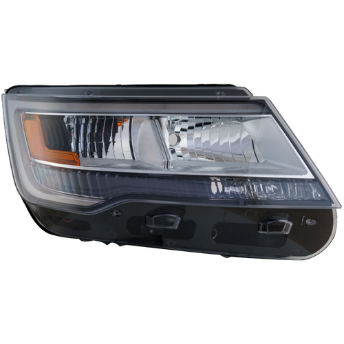 EXPLORER 18-19 HEAD LAMP RH, Assembly, HID, w/ HID Kit, w/ LED DRL, Base/(XLT Models, 19-19, w/o Signature Light), From 4-4-18