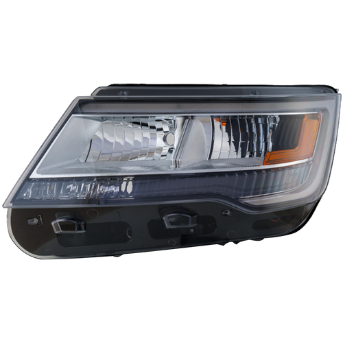 EXPLORER 18-19 HEAD LAMP LH, Assembly, HID, w/ HID Kit, w/ LED DRL, Base/(XLT Models, 19-19, w/o Signature Light), From 4-4-18