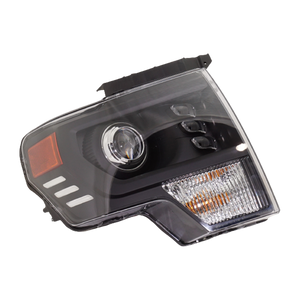 F-150 09-14 HEAD LAMP RH, Assembly, LED, Black Trim, Projector Type, (Exc. Raptor Model)