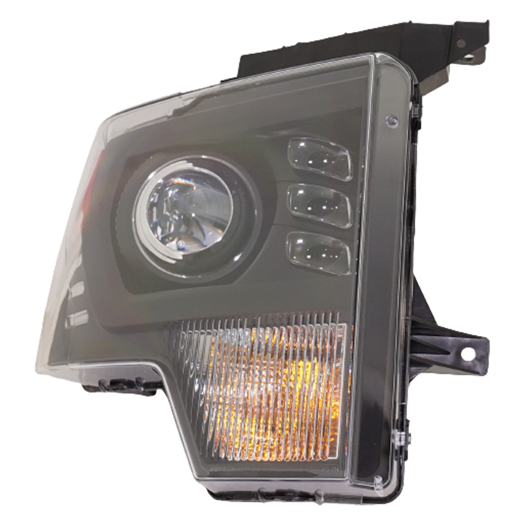 F-150 09-14 HEAD LAMP RH, Assembly, LED, Black Trim, Projector Type, (Exc. Raptor Model)