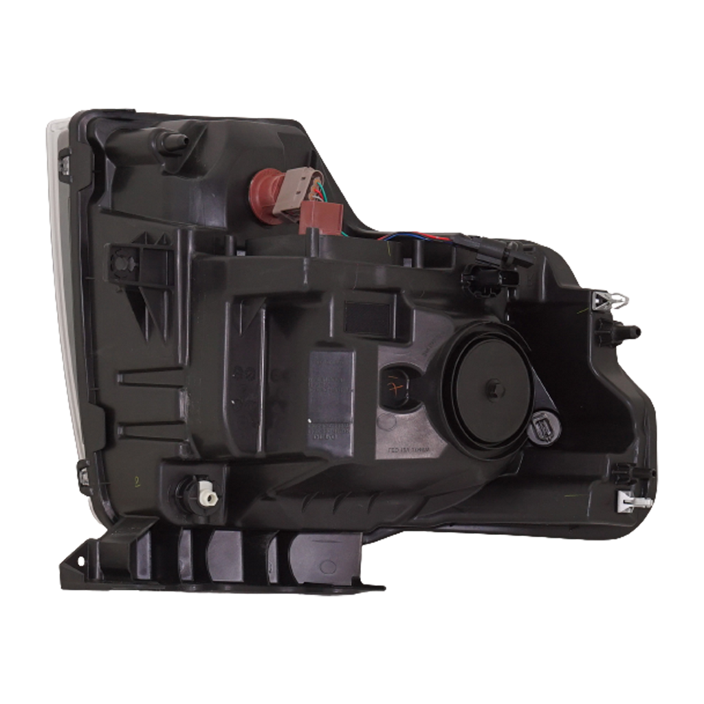 F-150 09-14 HEAD LAMP LH, Assembly, LED, Black Trim, Projector Type, (Exc. Raptor Model)