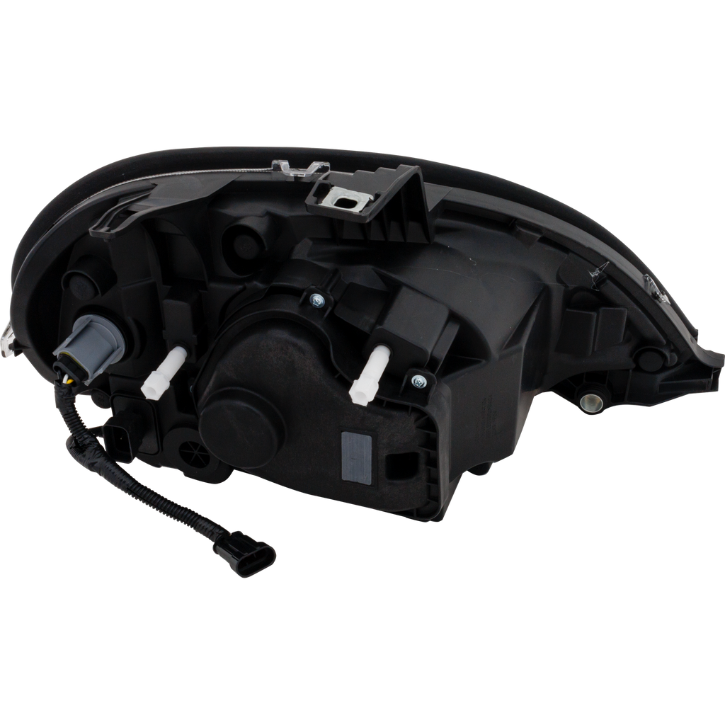 FREIGHTLINER COLUMBIA 04-13 HEAD LAMP RH AND LH, Lens and Housing, Chrome Interior, w/ Yellow LED DRL