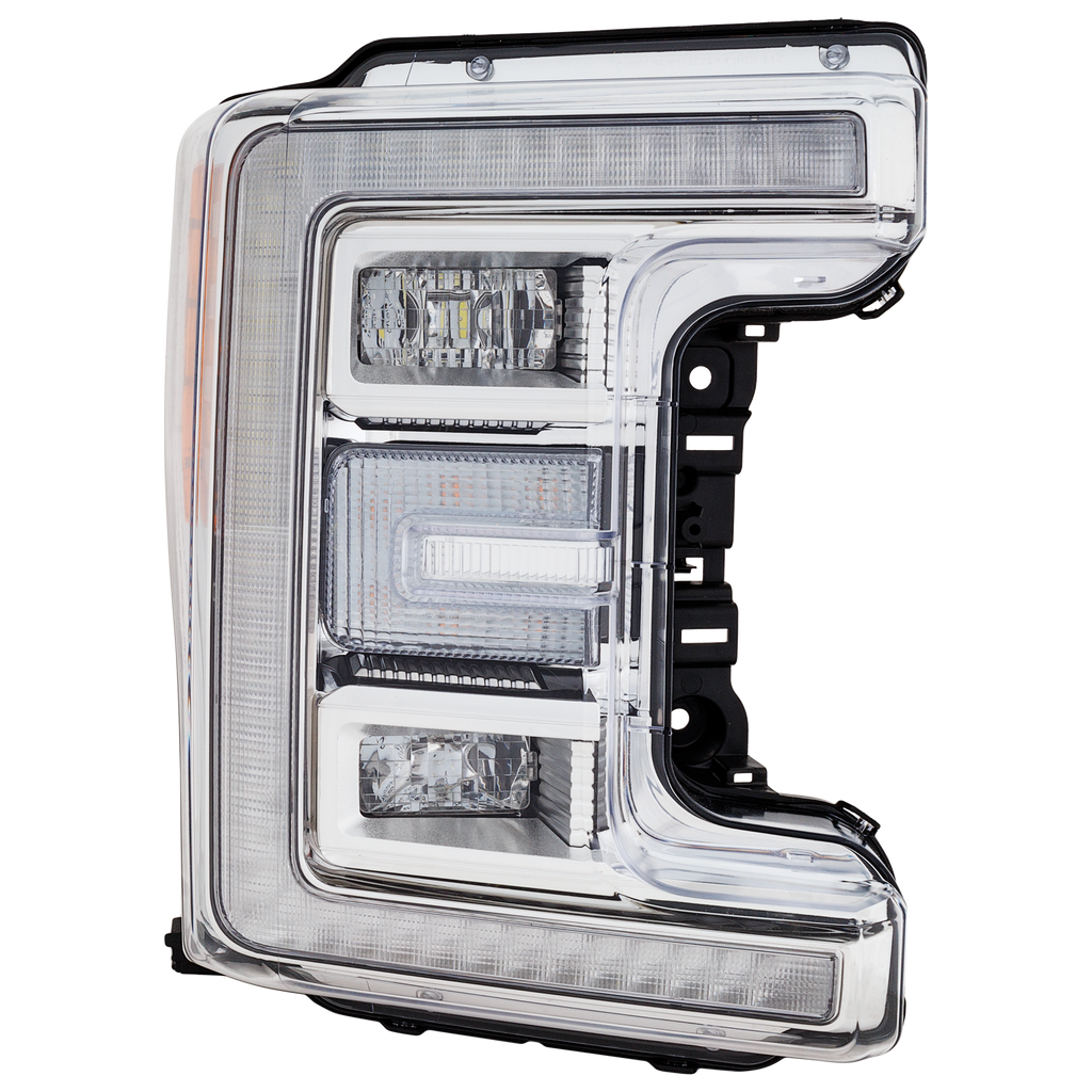 SUPER DUTY 17-18 HEAD LAMP RH, Lens and Housing, LED, To 6-18-18, Crew Cab/Extended Cab