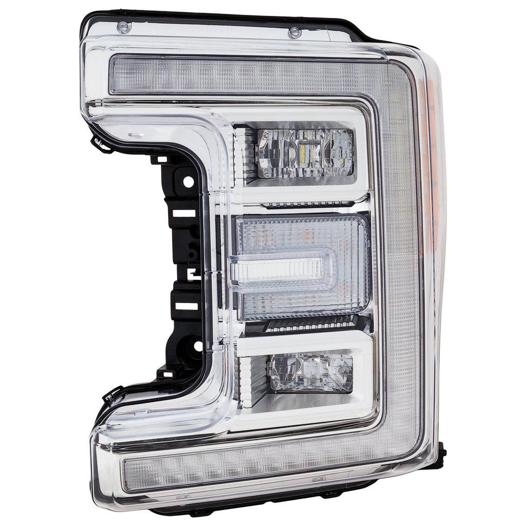 SUPER DUTY 17-18 HEAD LAMP LH, Lens and Housing, LED, To 6-18-18, Crew Cab/Extended Cab