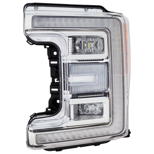 SUPER DUTY 17-18 HEAD LAMP LH, Lens and Housing, LED, To 6-18-18, Crew Cab/Extended Cab