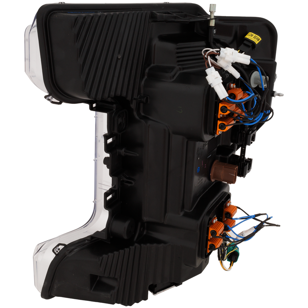 F-SERIES SUPER DUTY 17-19 HEAD LAMP RH AND LH, Assembly, LED, (Crew Cab, w/o Sport Pkg)/Extended/Standard Cab, Chrome Interior