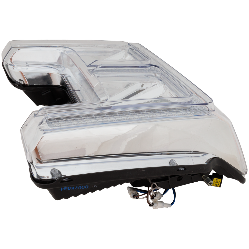 F-SERIES SUPER DUTY 17-19 HEAD LAMP RH AND LH, Assembly, LED, (Crew Cab, w/o Sport Pkg)/Extended/Standard Cab, Chrome Interior