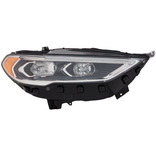 FUSION 17-20 HEAD LAMP RH, Lens and Housing, LED, w/o Auto High Beam and Control Module