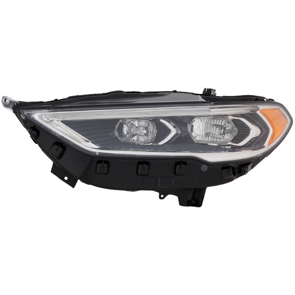 FUSION 17-20 HEAD LAMP LH, Lens and Housing, LED, w/o Auto High Beam and Control Module
