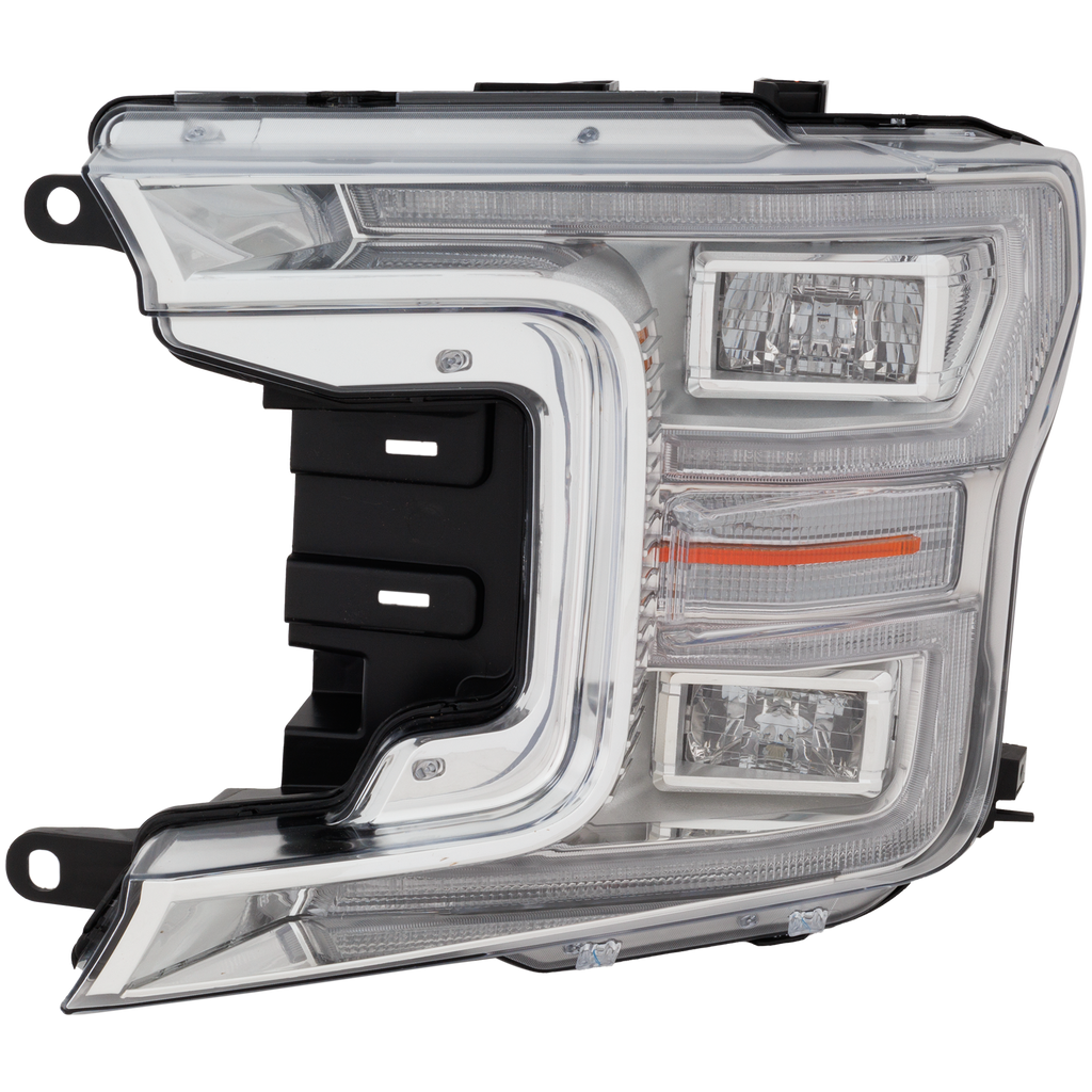 F-150 18-20 HEAD LAMP LH, Lens and Housing, LED, King Ranch/Platinum/Limited/Lariat Model, Crew Cab/Extended Cab, w/o Sport Appearance Package, w/o Black Appearance Package